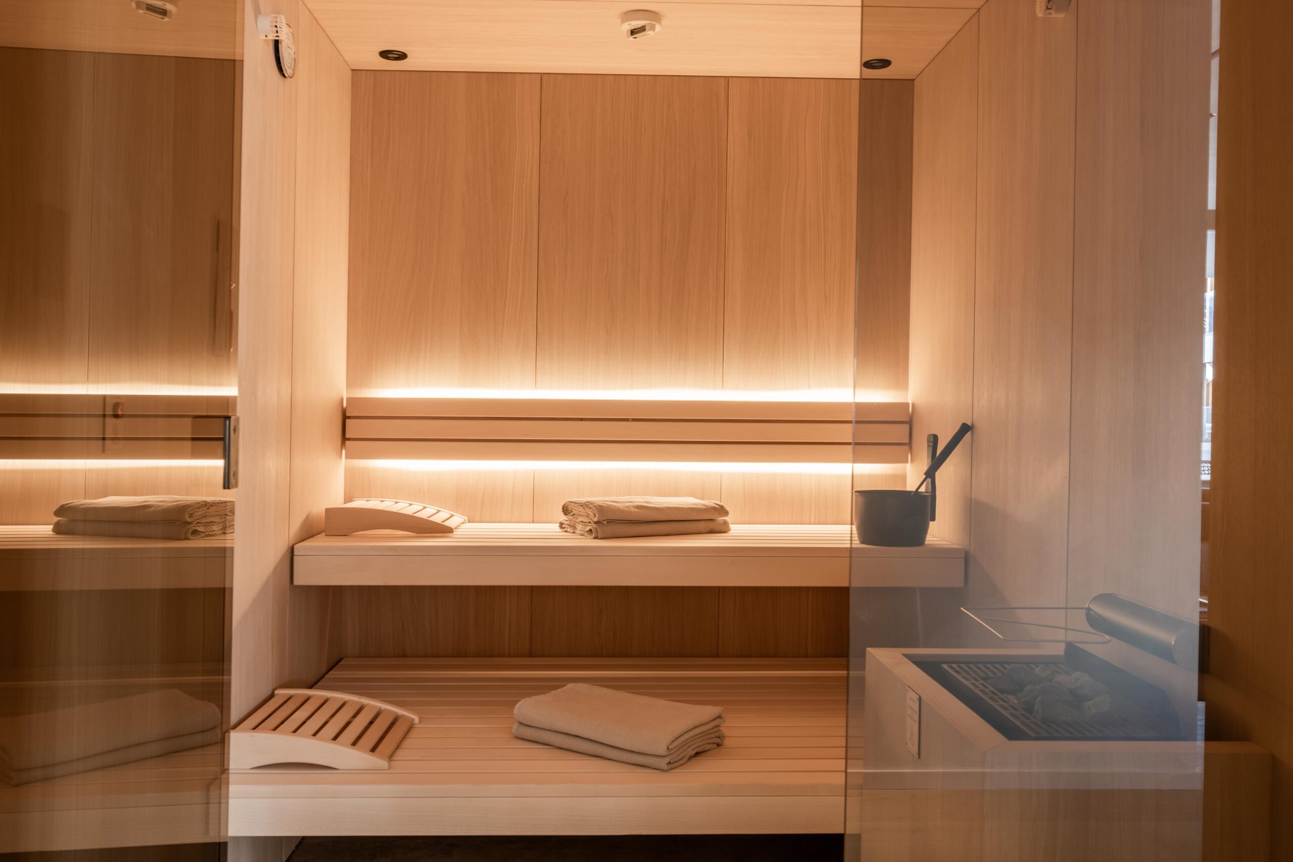 Appartement Fiss 6 - Sauna mit Handtüchern und Aufguß
