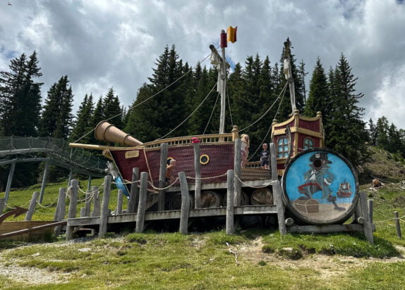 Piratenweg Serfaus - Piratenschiff