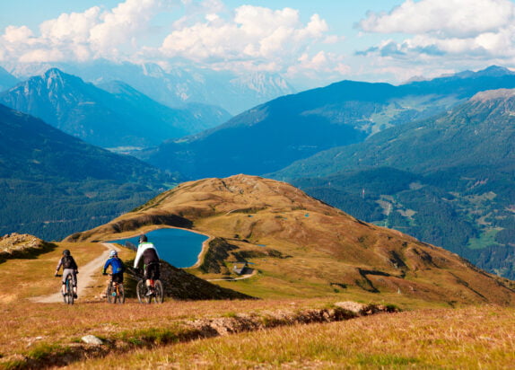 Radfahren und Ferienwohnung in Fiss, Bergpanorama