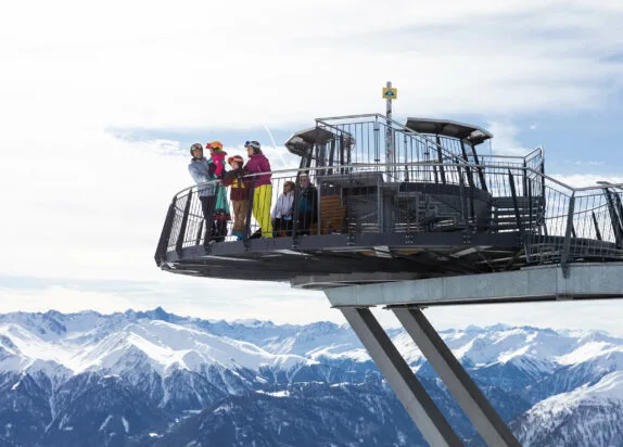 Fiss ski resort - Z1 viewing platform with panorama