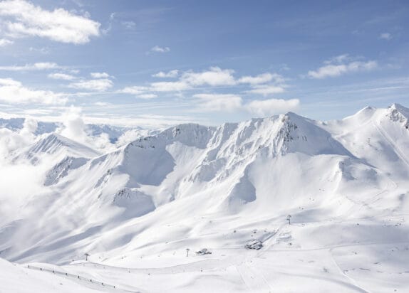 Berge im Skigebiet von Fiss-Ladis