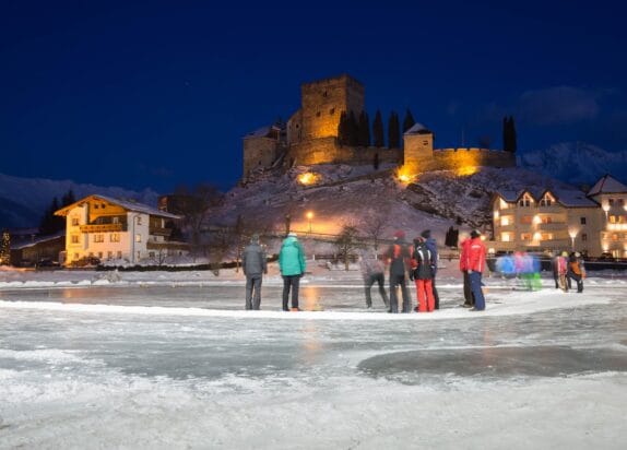 Eisstockschiessen in Ladis