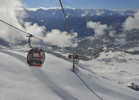 Schoenjochbahn im Winter