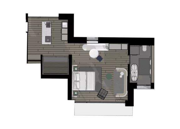 Luxus Ferienwohnung Fiss Penthouse 3 Grundriss