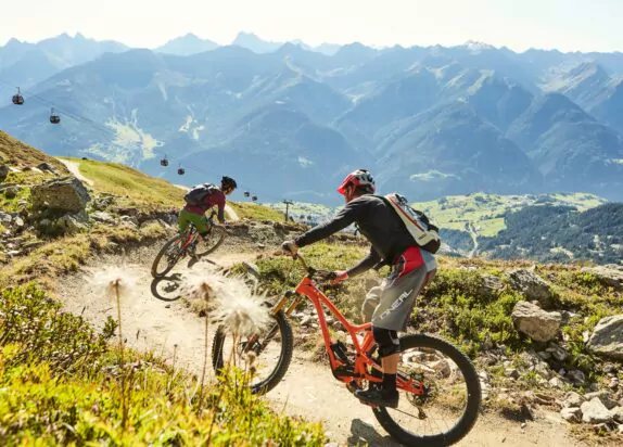 Fiss-Ladis Serfaus Sommer, Biken Singletrails, Bikepark Serfaus