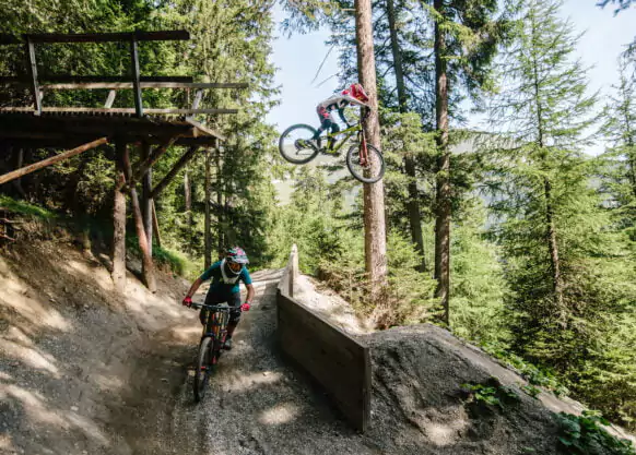 Bikepark Serfaus - Ron und Jackson Goldstone