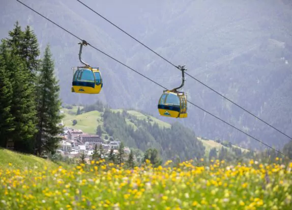 Sunliner Gondel - Sommer in Serfaus Fiss Ladis