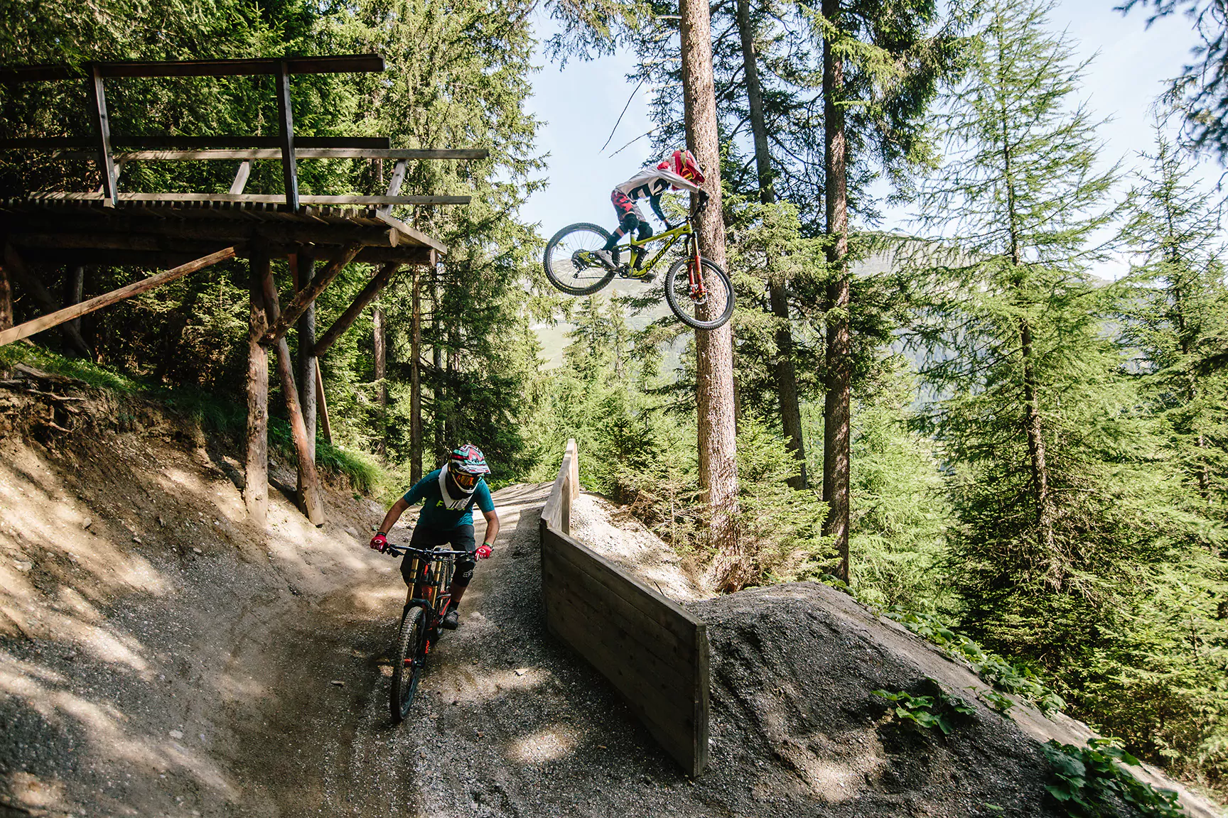 Bikepark Serfaus - Ron und Jackson Goldstone